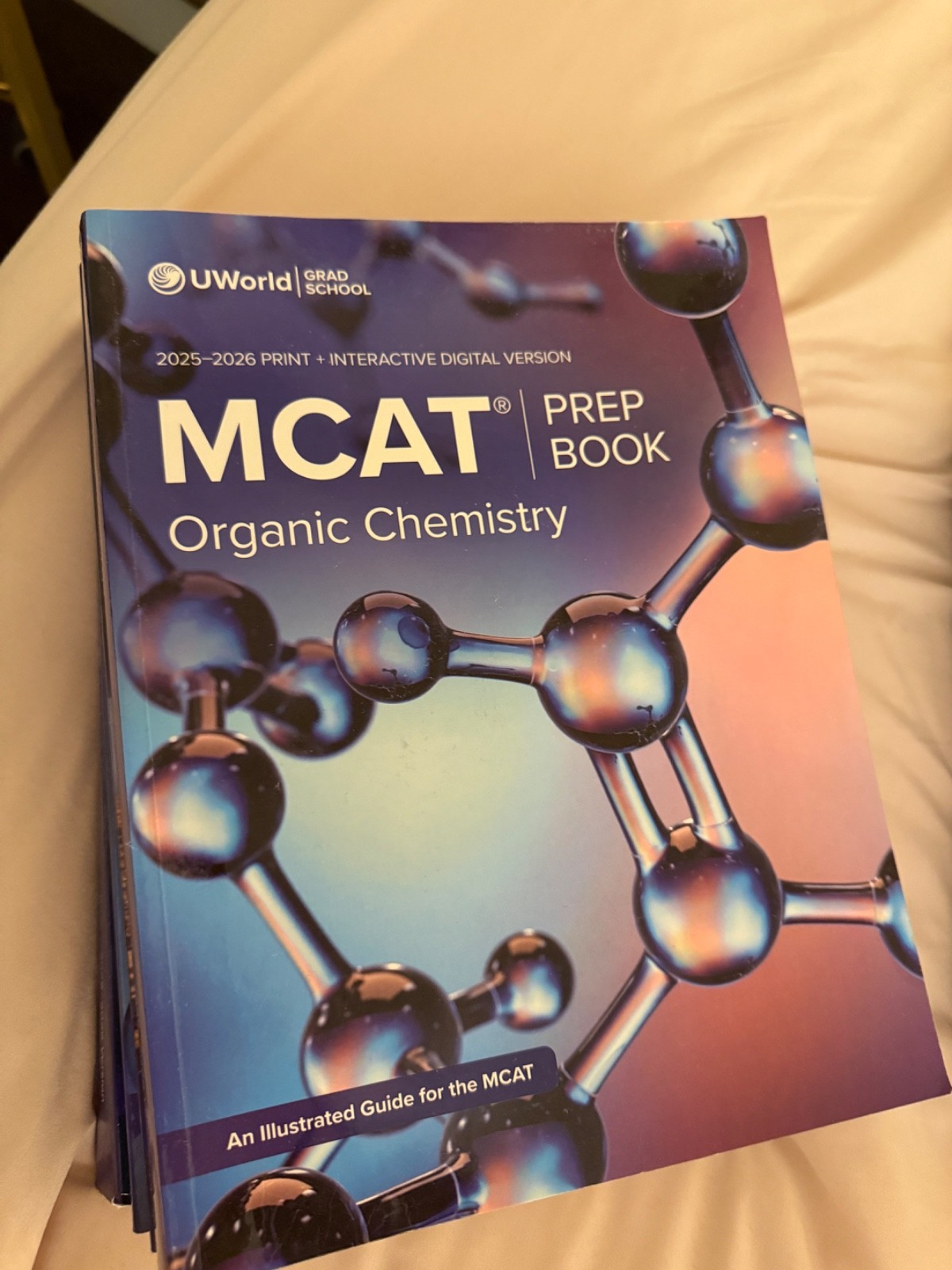 UWorld 2026-2027 MCAT Prep Set Of 8 Books -No Digital Code Books Only