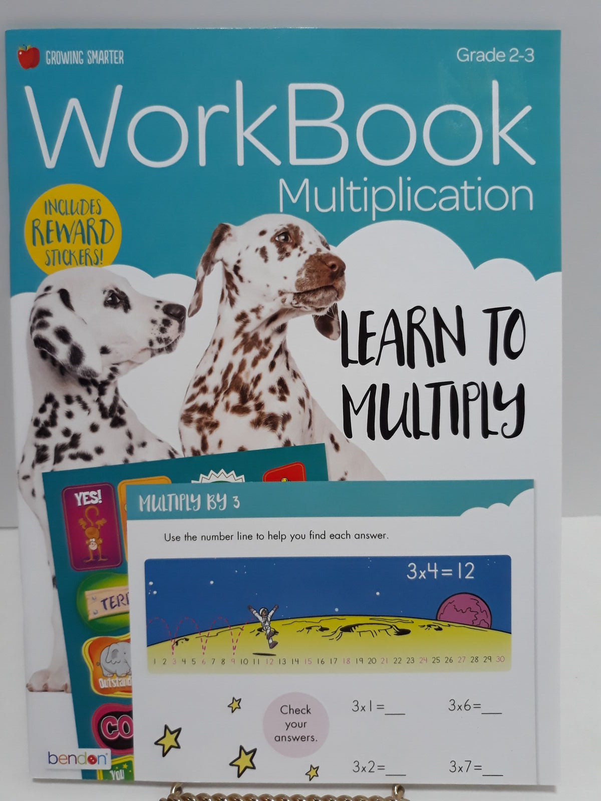 Growing Smarter Workbook: Multiplication (Grades 2-3) 32 pages