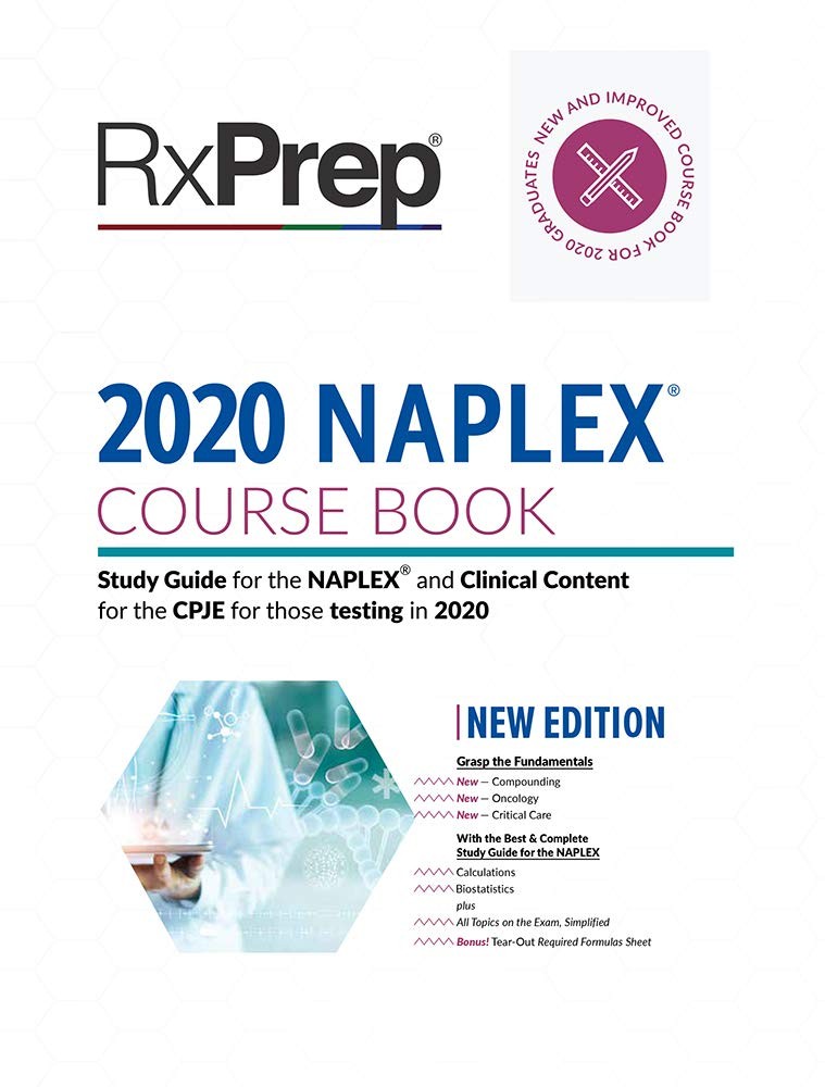 RxPrep’s 2020 Course Book for Pharmacist Licensure Exam Preparation