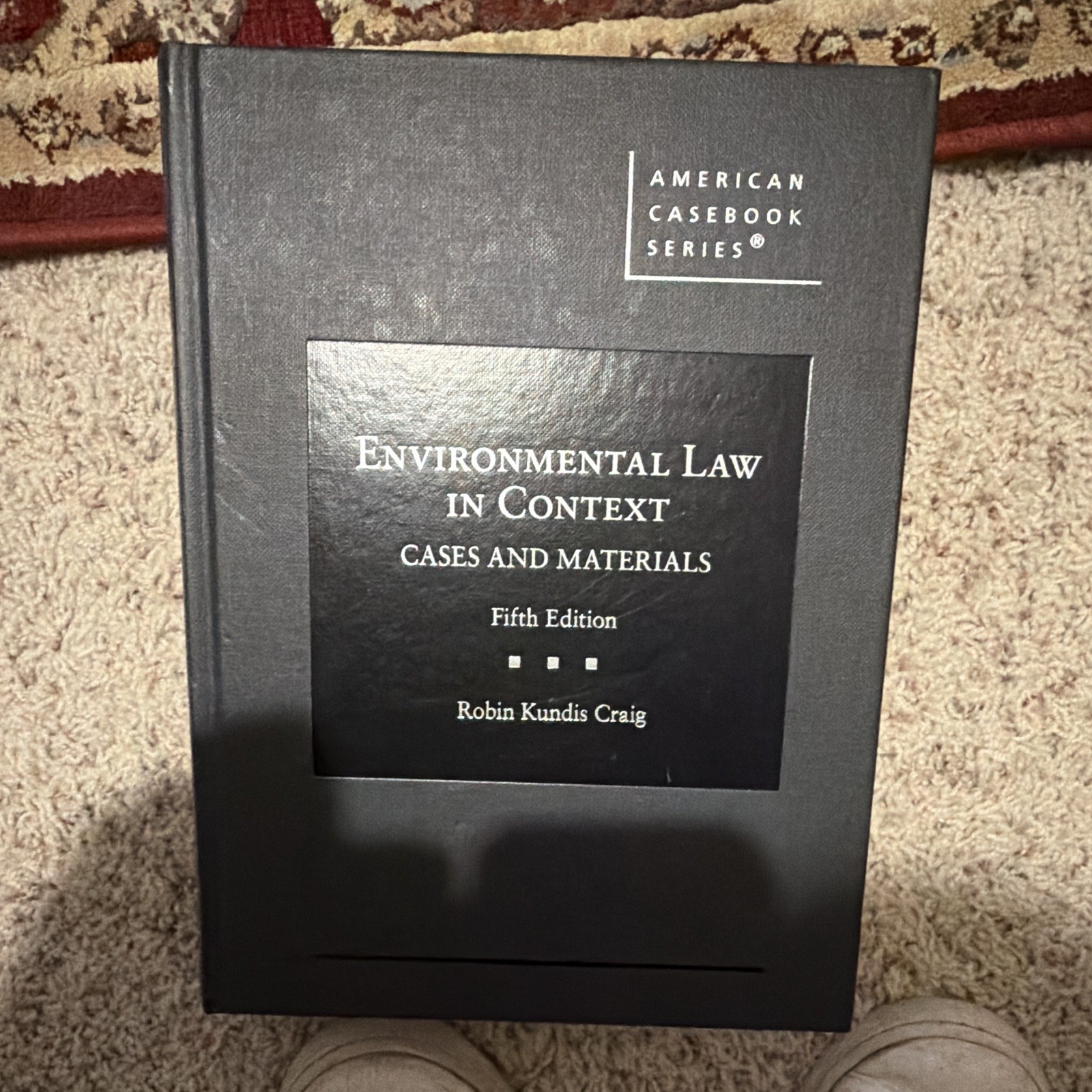 West Academic American Casebook Environmental Law in Context 2022 Craig HC 5th