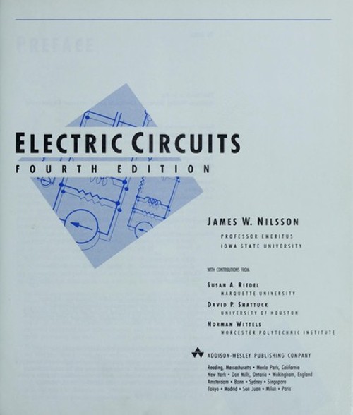 Electrical Circuits Hardcover James W. Nilsson