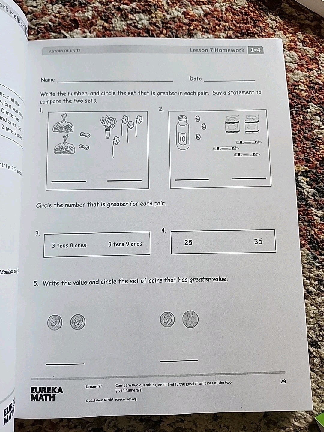 Eureka Math Gr. 1 Mod. 4-6 Succeed Homework Practice Homeschool Workbook