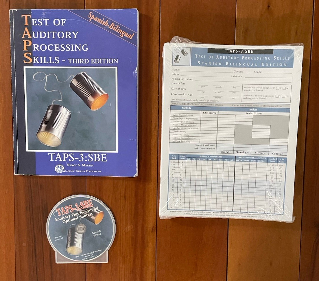 The Test Of Auditory Processing Skills – 3, Spanish Bilingual Edition