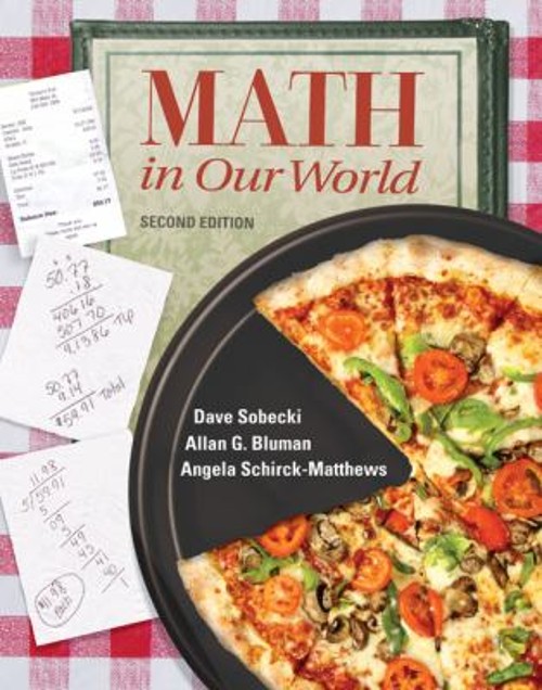 Math in Our World Angela, Sobecki, Dave, Bluman, Allan G. Schirck