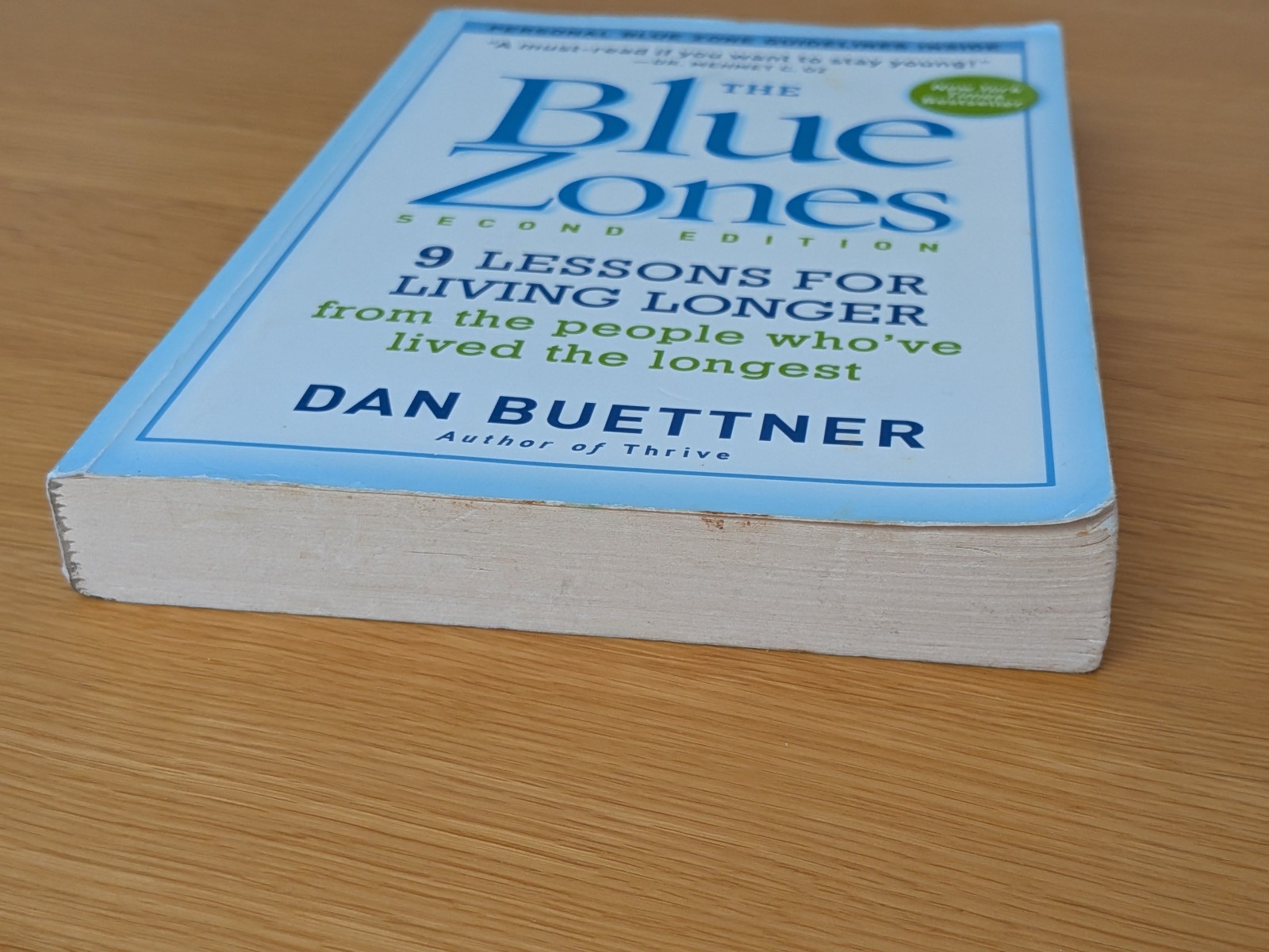The Blue Zones Second Edition Dan Buettner Paperback 9 Lessons Living Longer