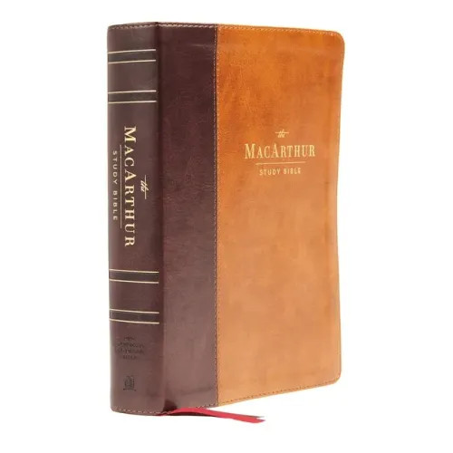 Nasb, MacArthur Study Bible, 2nd Edition, Leathersoft, Brown, Thumb Indexed