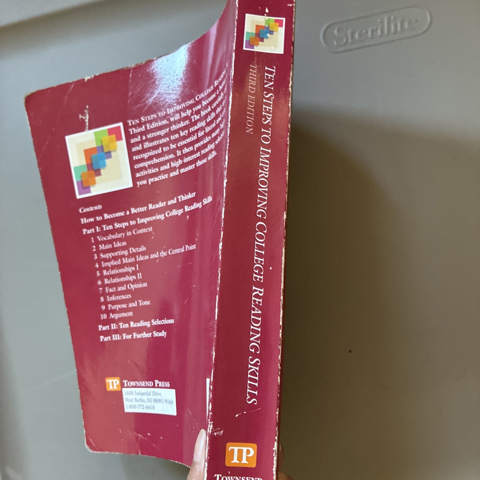 Ten Steps to Improving Reading Skills Third Edition Paperback Book John Langan