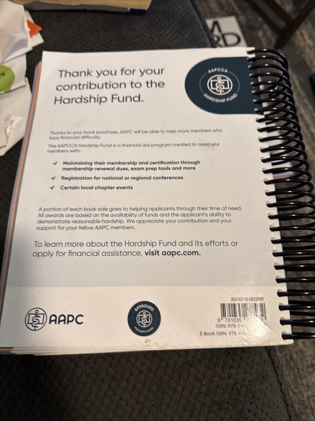 ICD-10-CM Complete Code Set 2025 – Spiral-bound, by AAPC – New