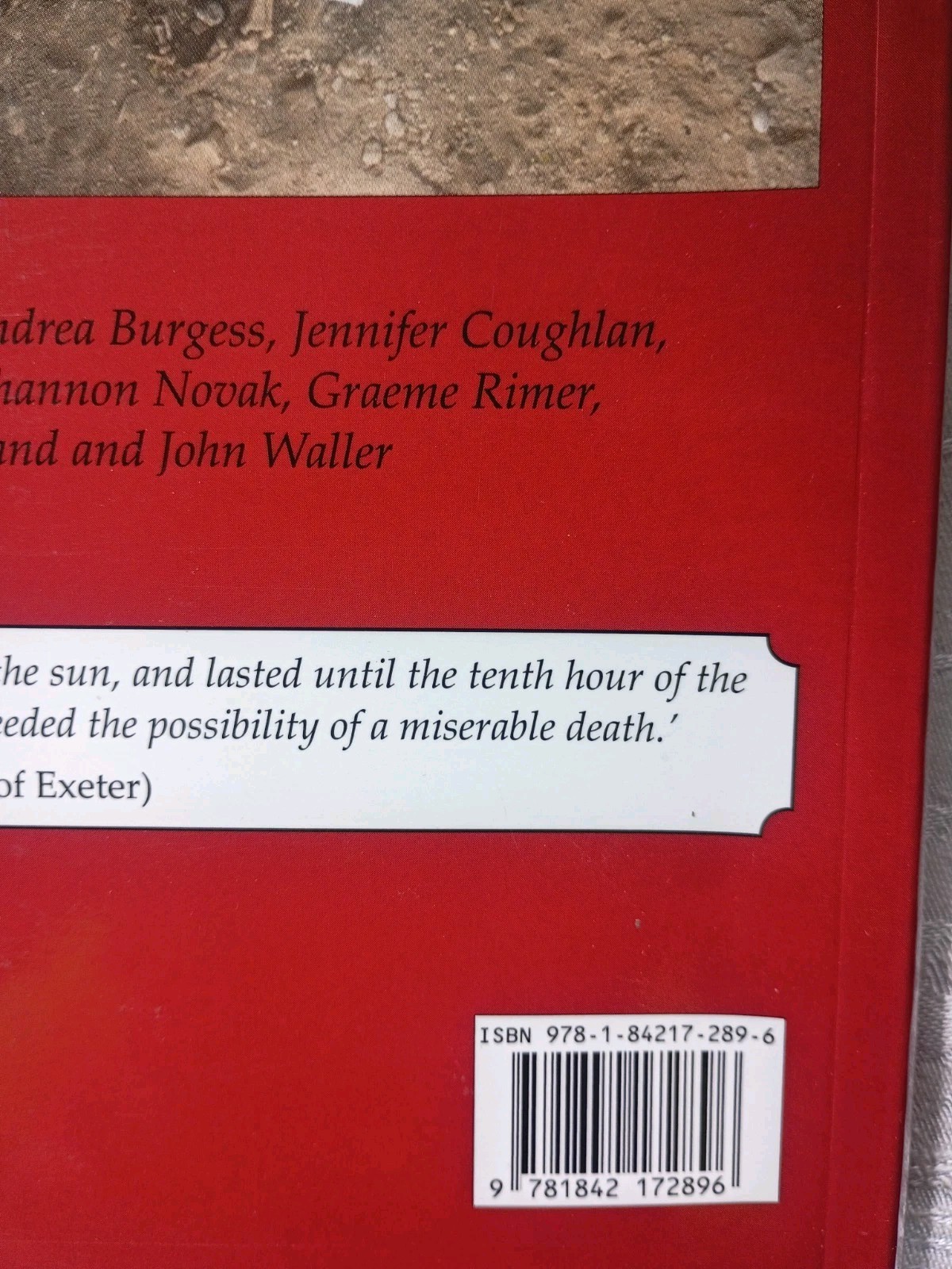 Blood Red Roses Towton 1461 Mass Grave Archaeology Fiorato PB