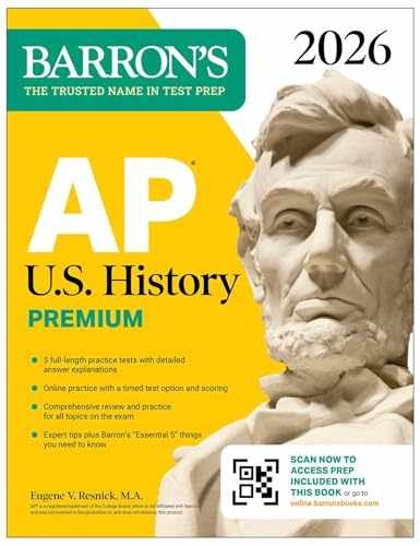 AP U.S. History Premium, 2026: – Paperback, by Resnick M.A. Eugene – Very Good