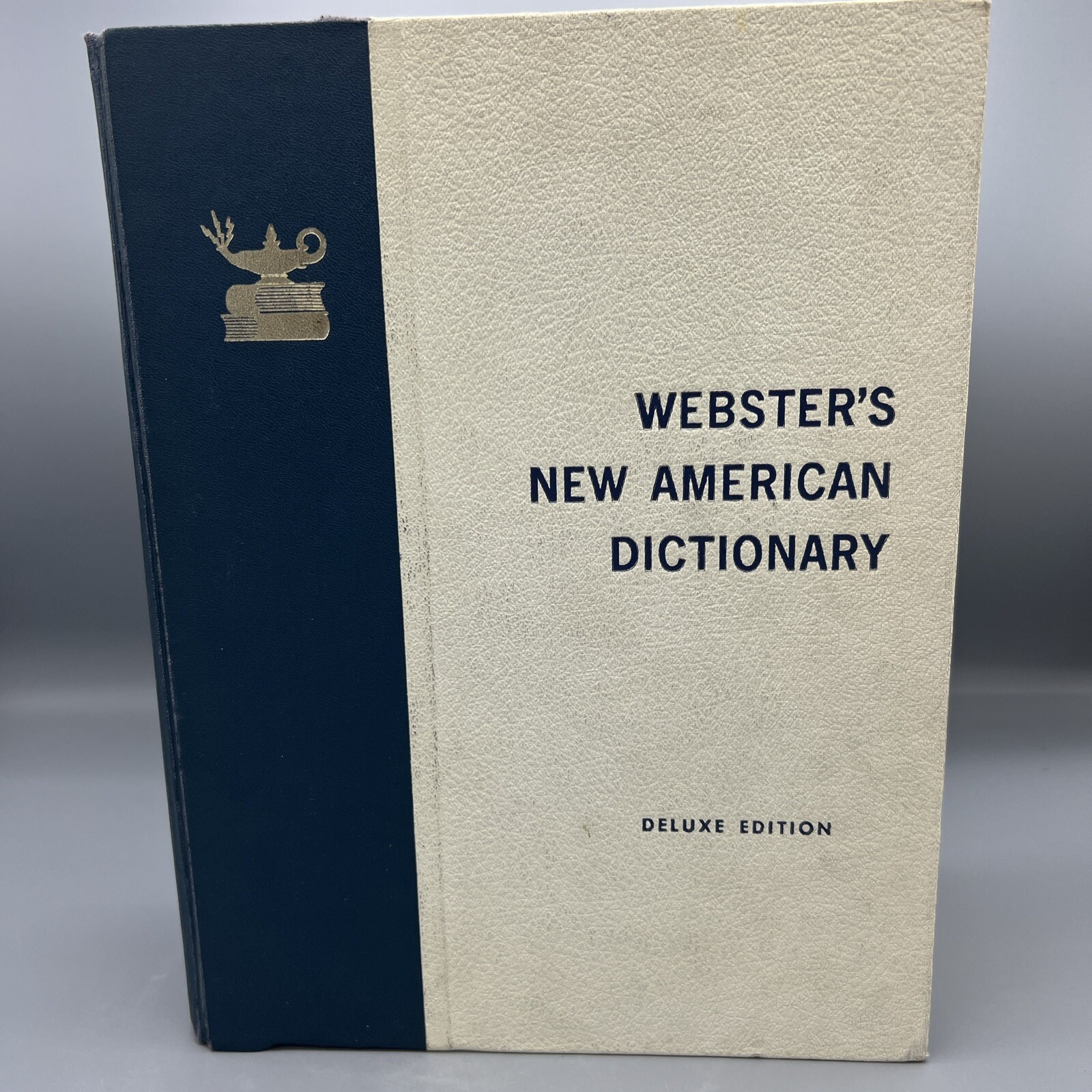 Webster’s New American Dictionary Deluxe Edition Large Type 1966 7lb Heavy *READ