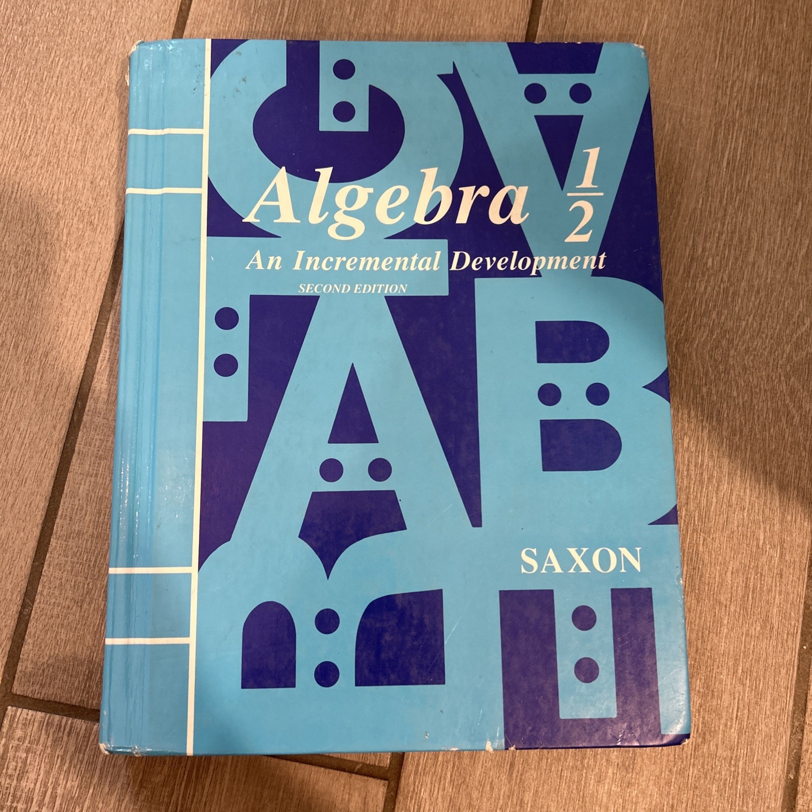 Saxon Algebra 1/2 Student Textbook 1997 2nd ed Homeschool Curriculum Pencil Mark