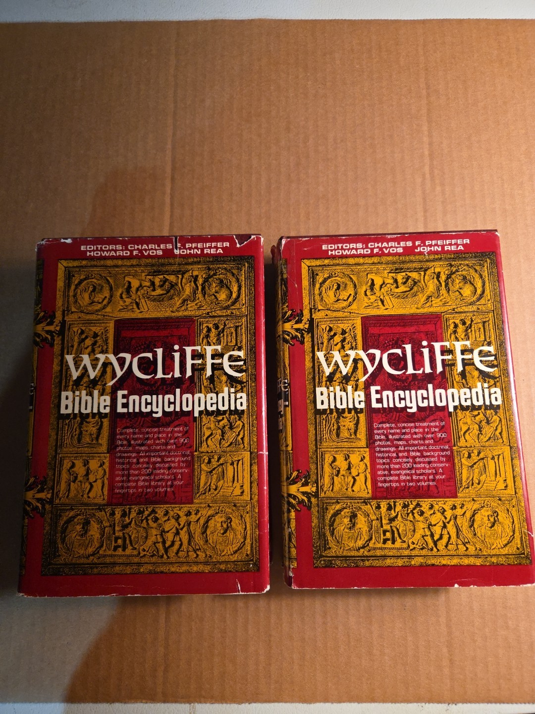 WYCLIFFE BIBLE ENCYCLOPEDIA PFEIFFER CHRISTIANITY RELIGION HC DJ 1976 A-J K-Z