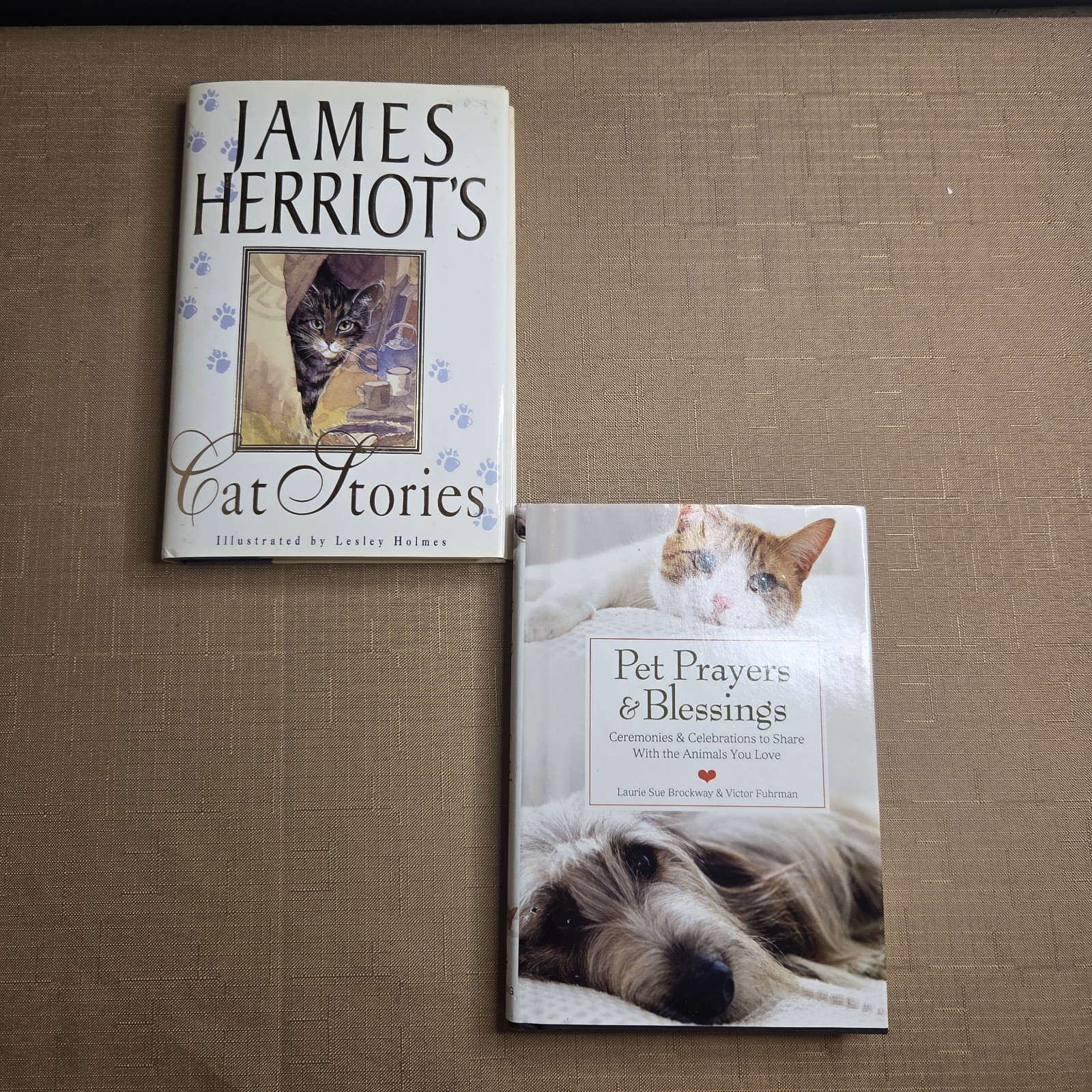 1st Ed. James Herriot Cat Stories & Spiritual Pet Practices HC Books Lot