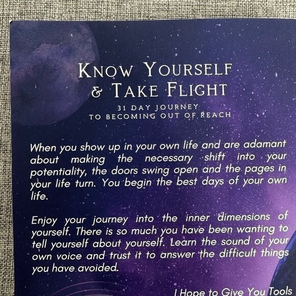 Know Yourself & Take Flight 21 Day Journey to Becoming Out of Reach Yvette.