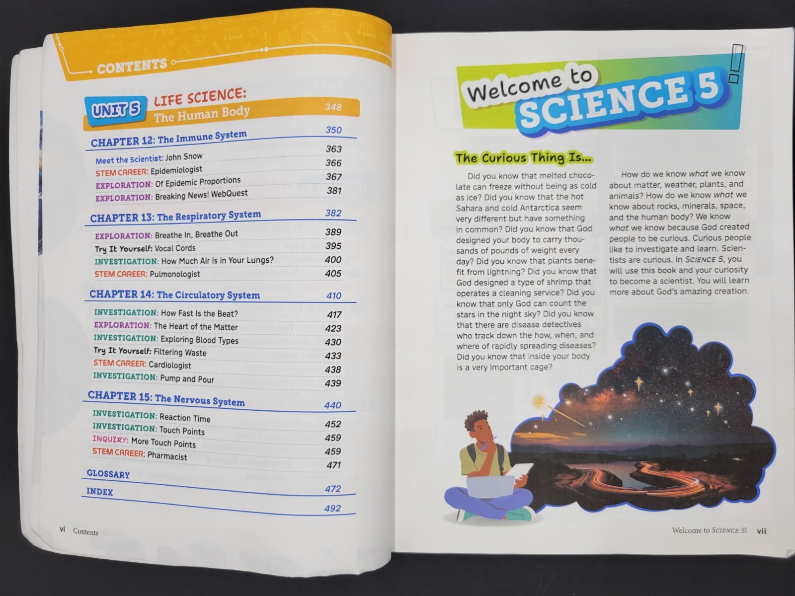 BJU Press Science 5 Student Text 5th Edition 539031-01-02 PB QTY Available USED