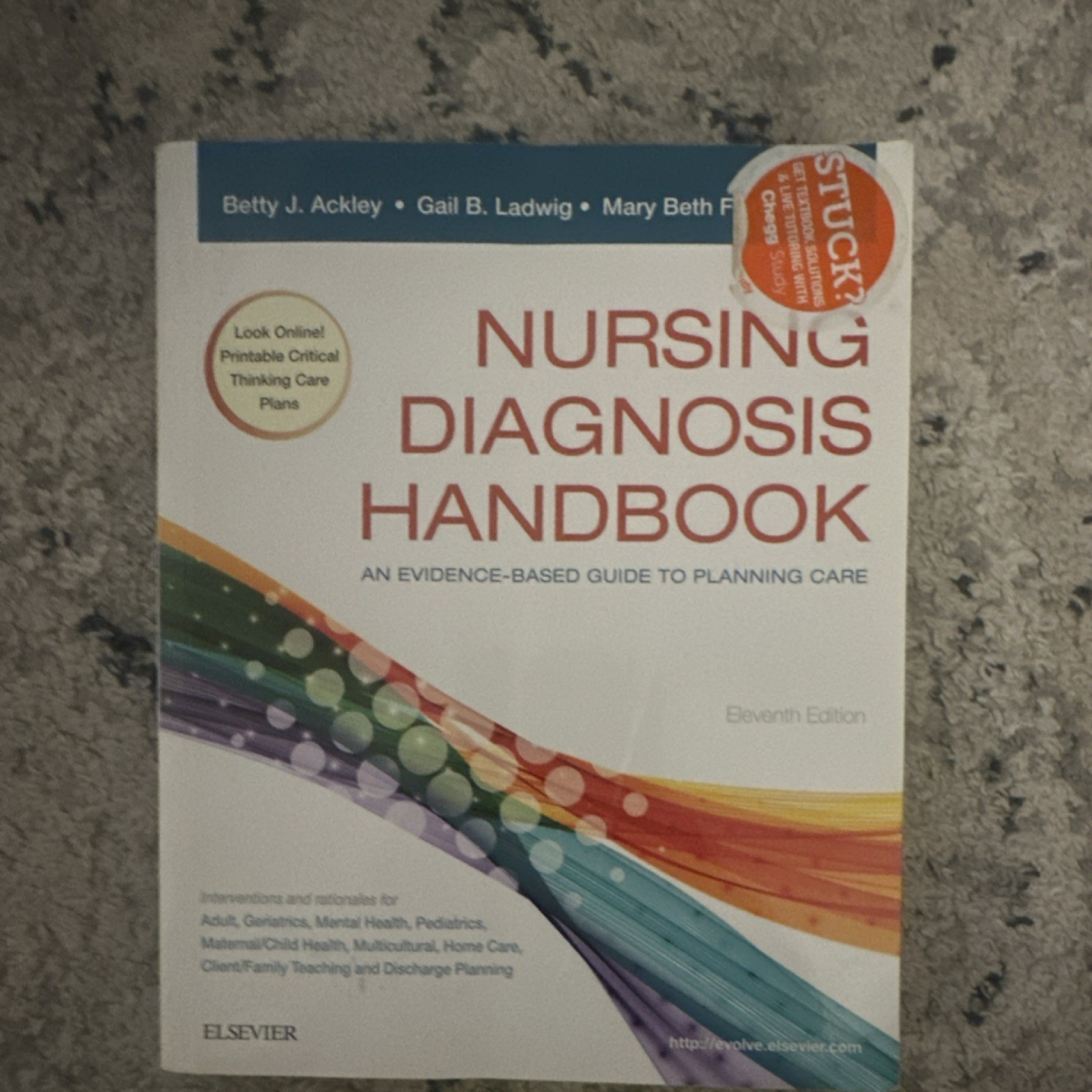 Nursing Diagnosis Handbook 11th Edition Paperback Elsevier Ackley Ladwig Makic