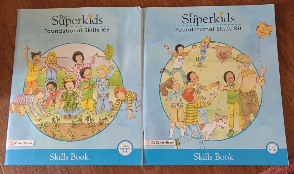 The Superkids Foundation Zaner-Bloser Skills Book Set Grade 1