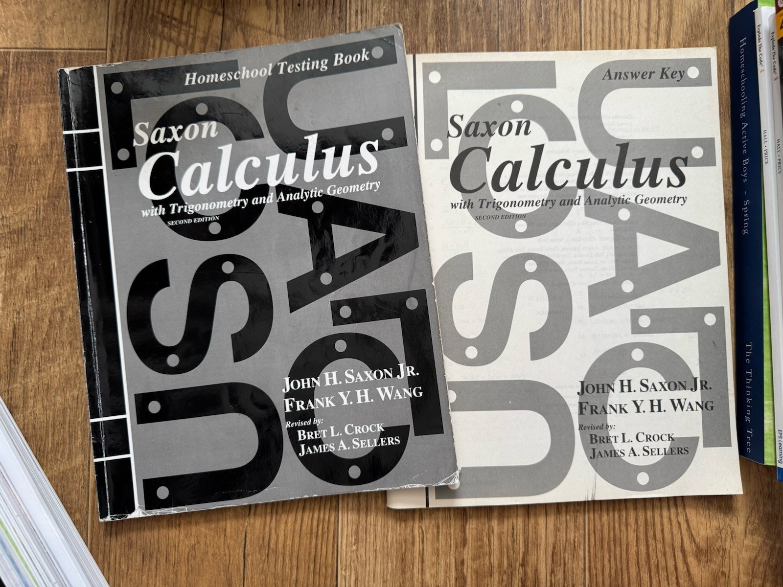 Saxon Calculus Answer Key And Homeschool Test Book