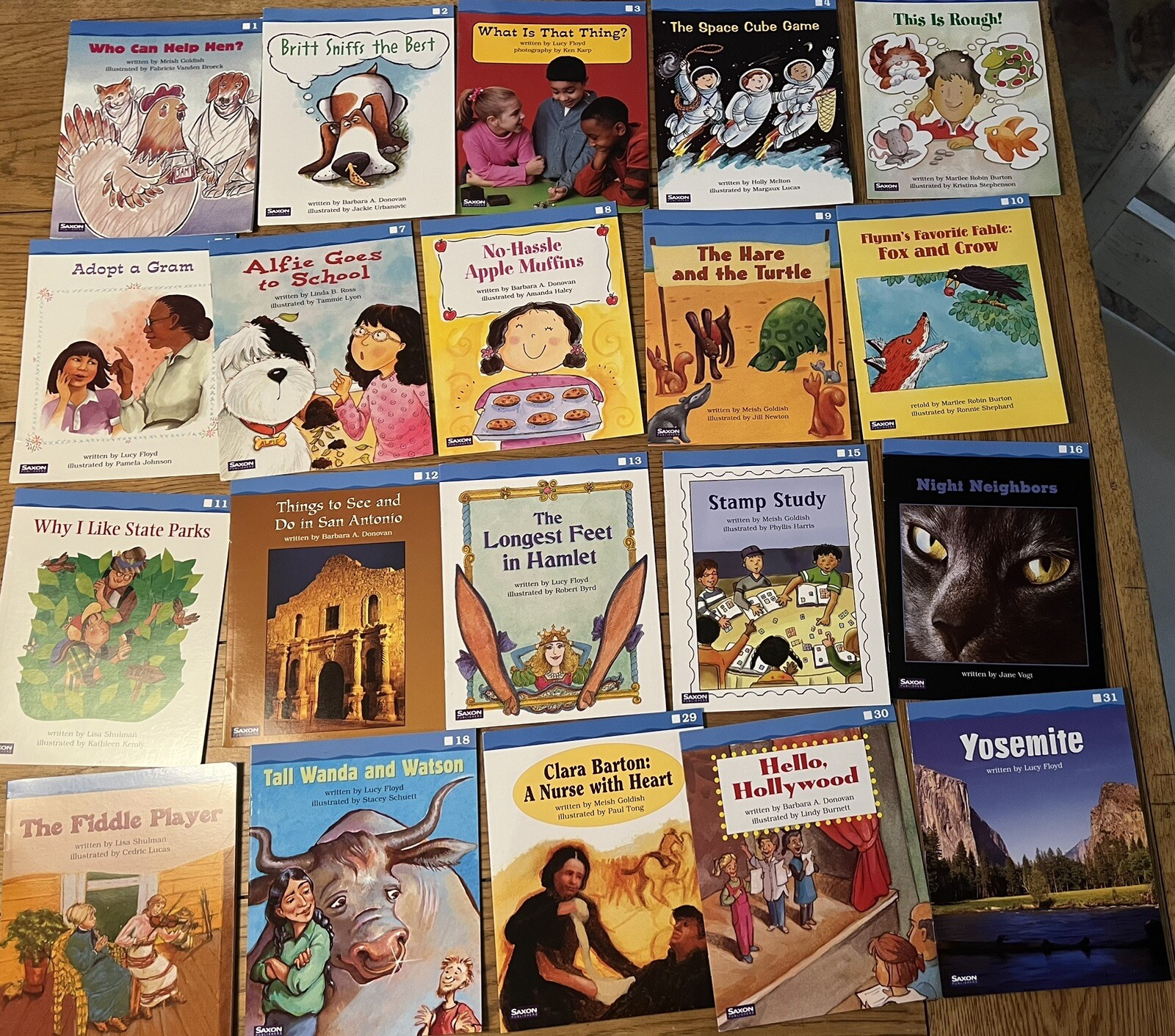 Saxon phonics and spelling GRADE 3, LEVEL A B C, 47 Readers Mixed Lot Books