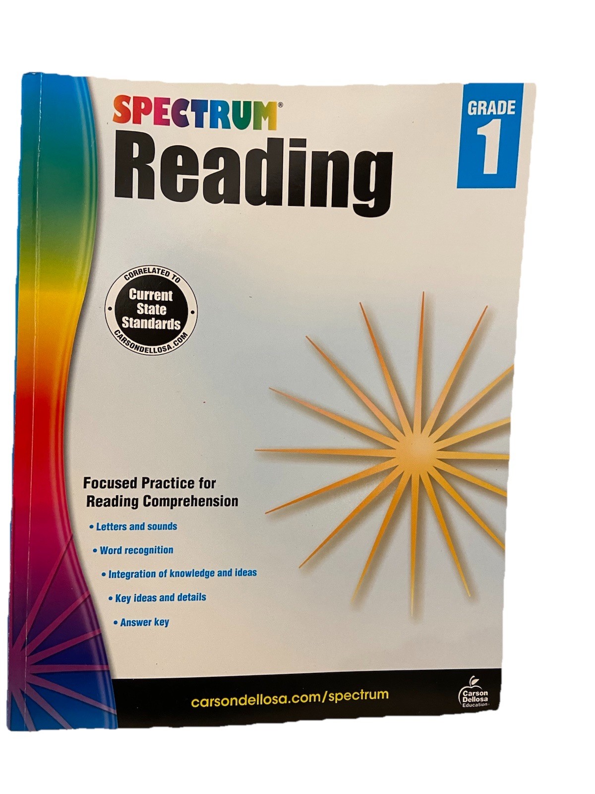 Set Of 5 Carson Dellosa Spectrum Grade 1 Language Arts Workbooks Homeschool