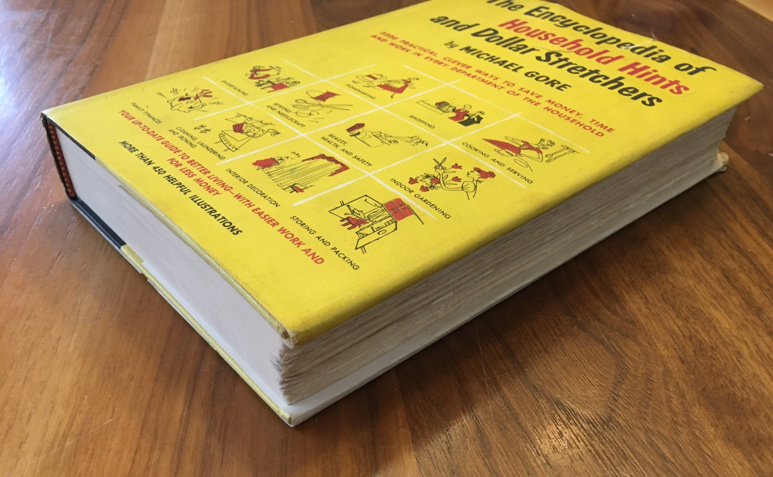 VINTAGE 1957 Encyclopedia of Household Hints & Dollar Stretchers Michael Gore!
