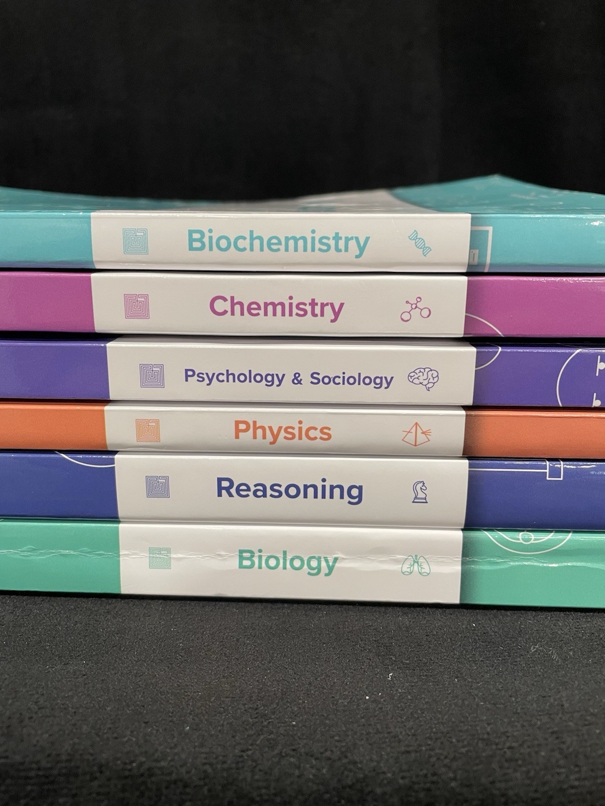 Set of 6 Blueprint MCAT Review Prep Study Books Complete (2nd Ed. 2022) Used