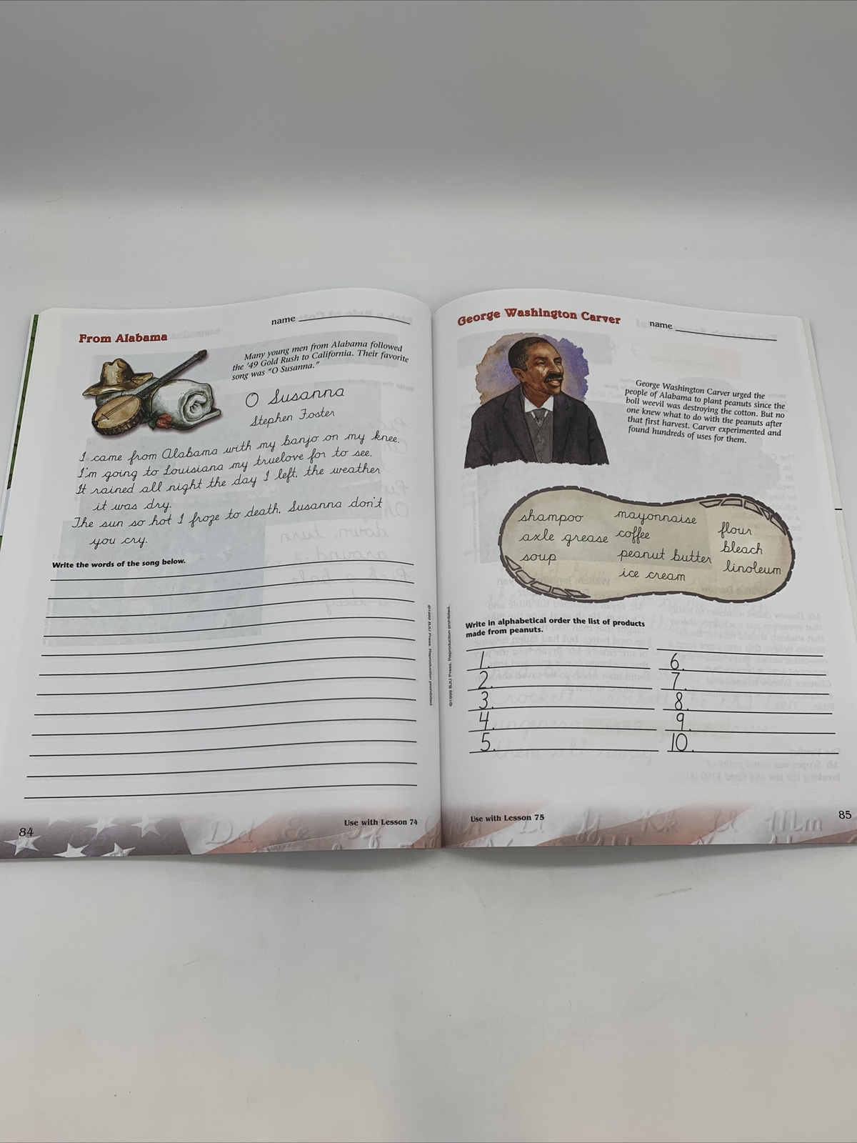 Bob Jones Handwriting 4 Student WorkText (2nd ed.) 4th Grade- NEW