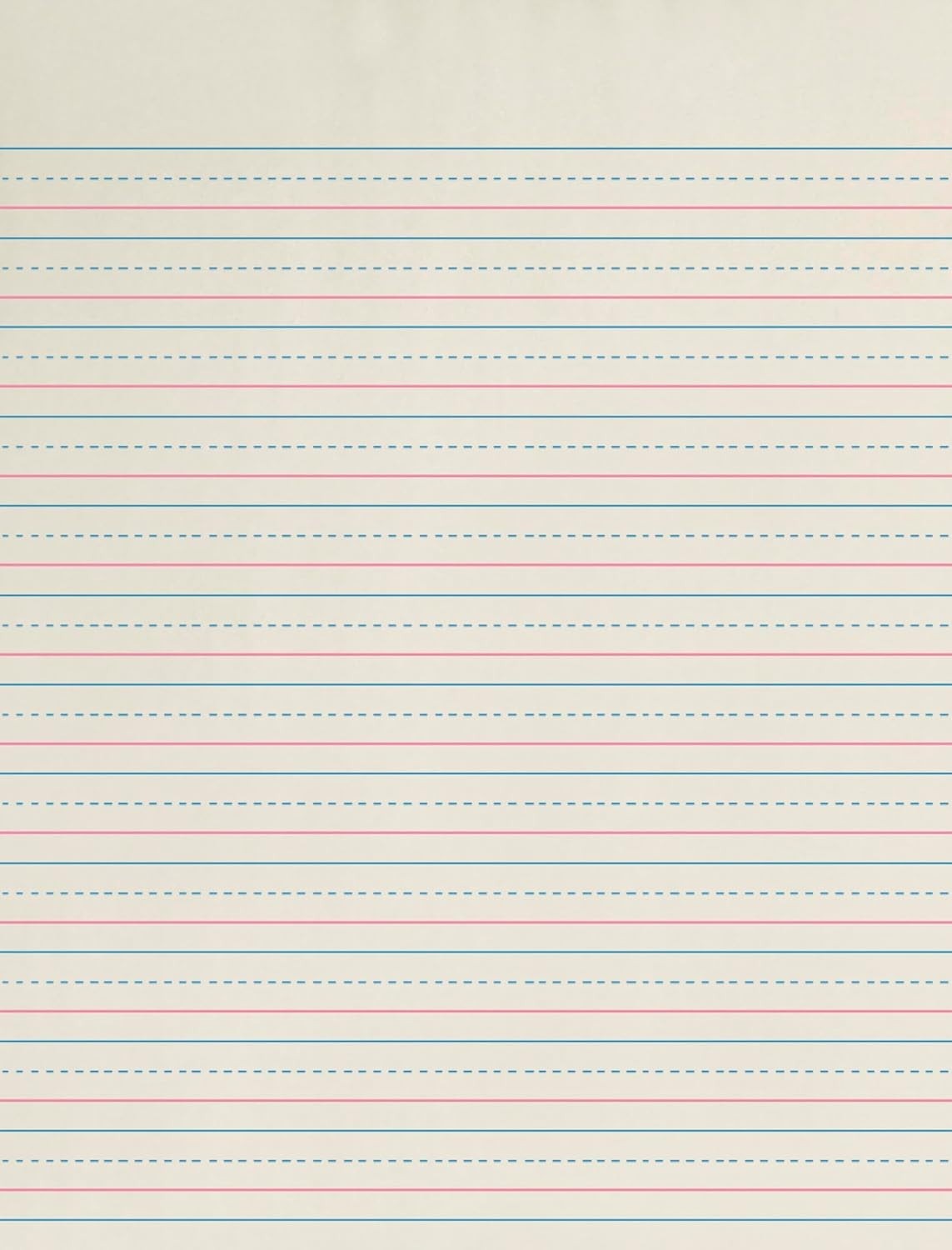 Zaner-Bloser 8×10.5 Handwriting Paper: 1/2 Inch Rule for Grade 3 – 500 Sheets