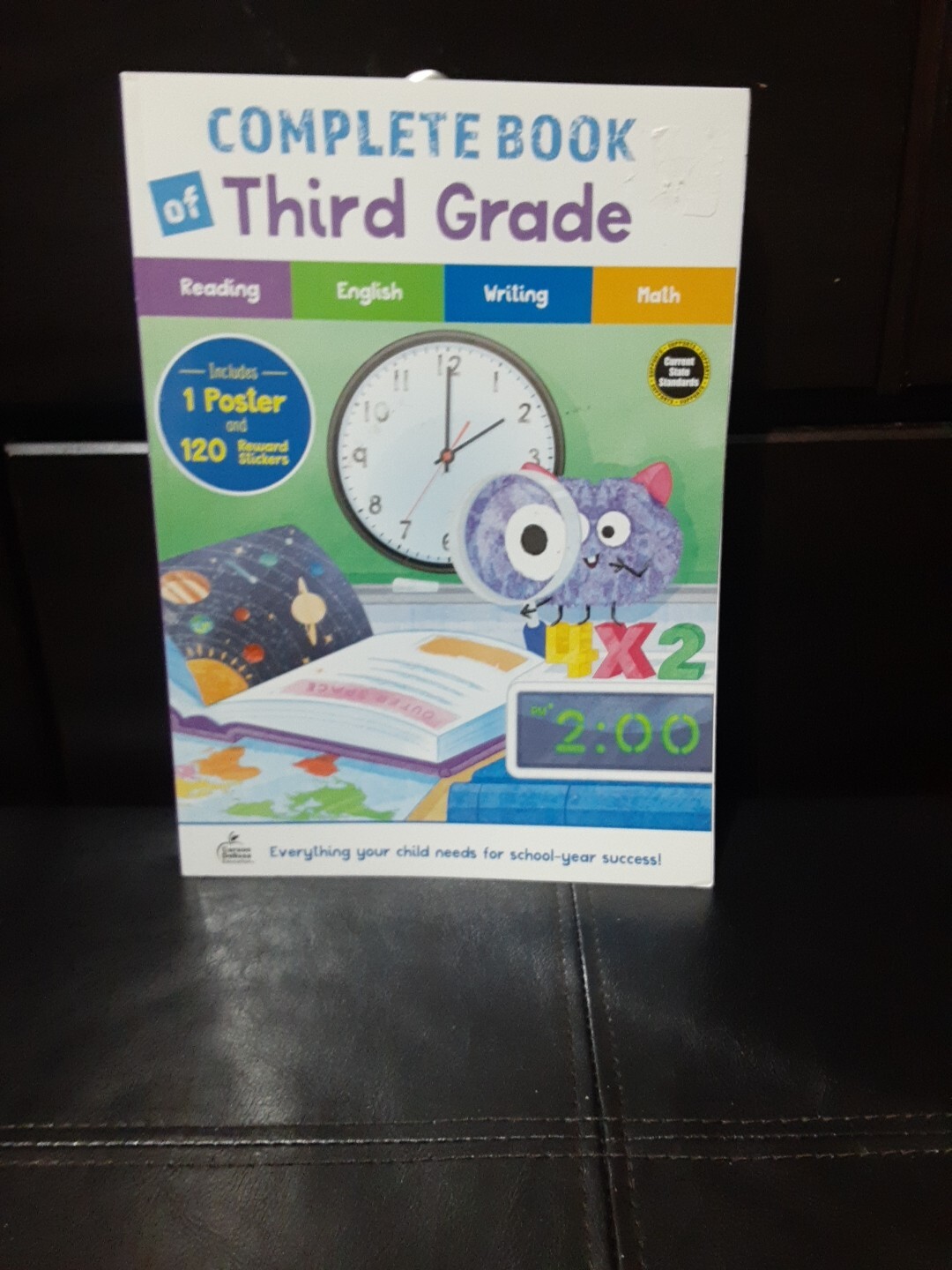 Carson Dellosa Education Complete Book Of Third Grade Workbook 256 Pages New