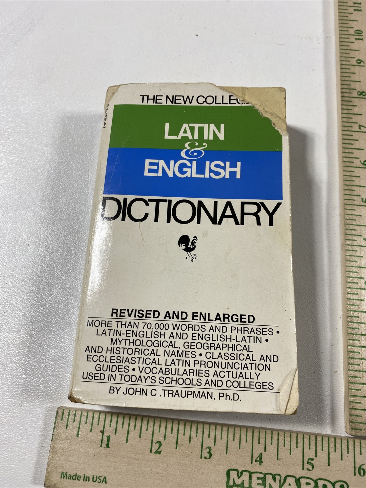 New College Latin And English Dictionary – John C. Traupman (1995, Paperback)
