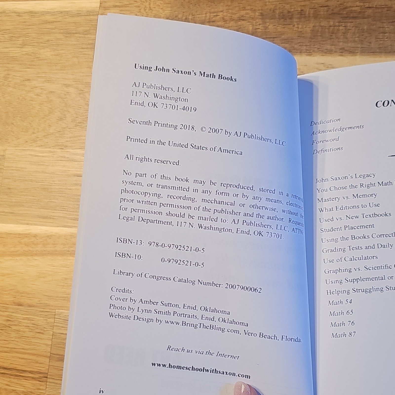 Using John Saxon’s Math Books by Art Reed 2018 Paperback Math AJ Publishers