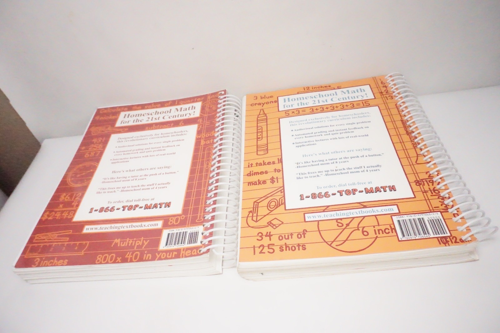 Teaching Textbooks MATH 4 Math 5 Math 6 and 7 Books and CD-ROM SET