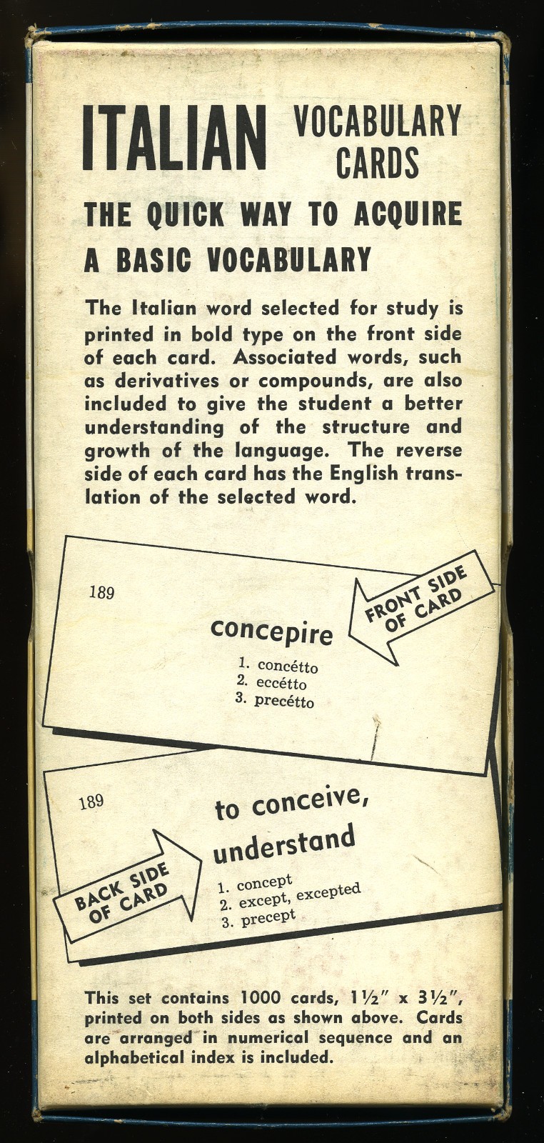 Italian Exambusters Study Cards + Vis-Ed Vocabulary Cards