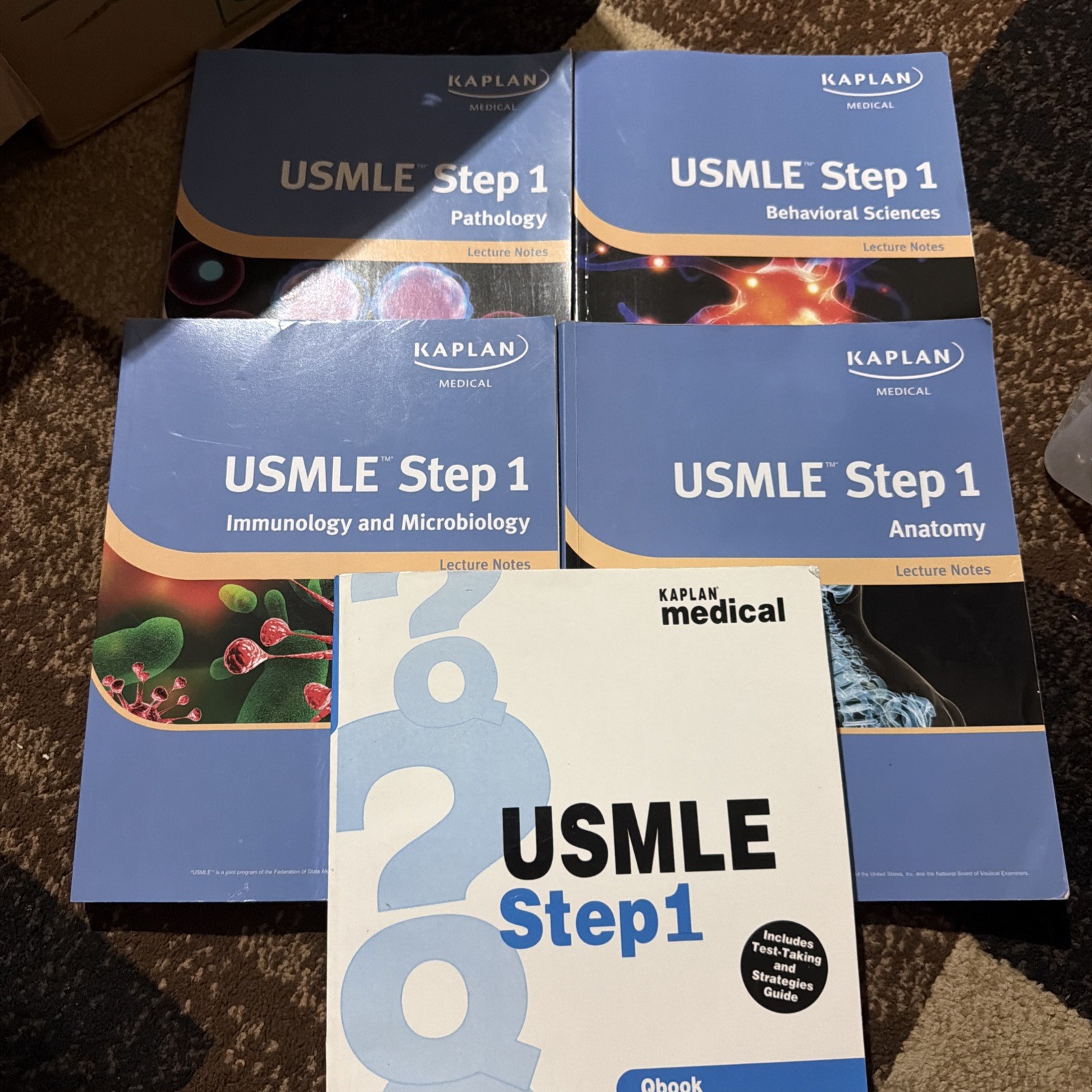 5 Books Of Kaplan USMLE Step 1 Lecture Notes -2011