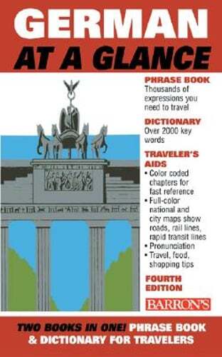 German at a Glance: Phrase Book & Dictionary for Traveleres by Henry Strutz