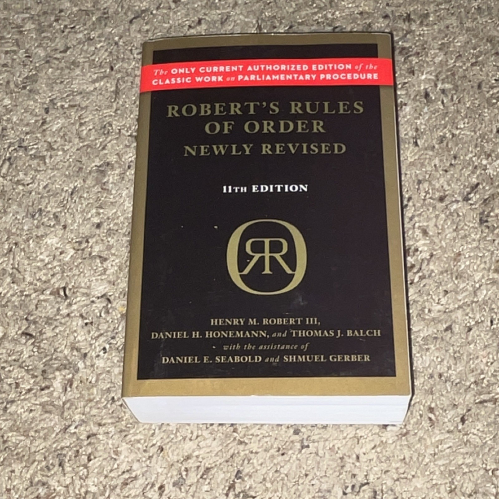 Robert’s Rules of Order Newly Revised 11th Edition by Robert III, Honemann, Bal…