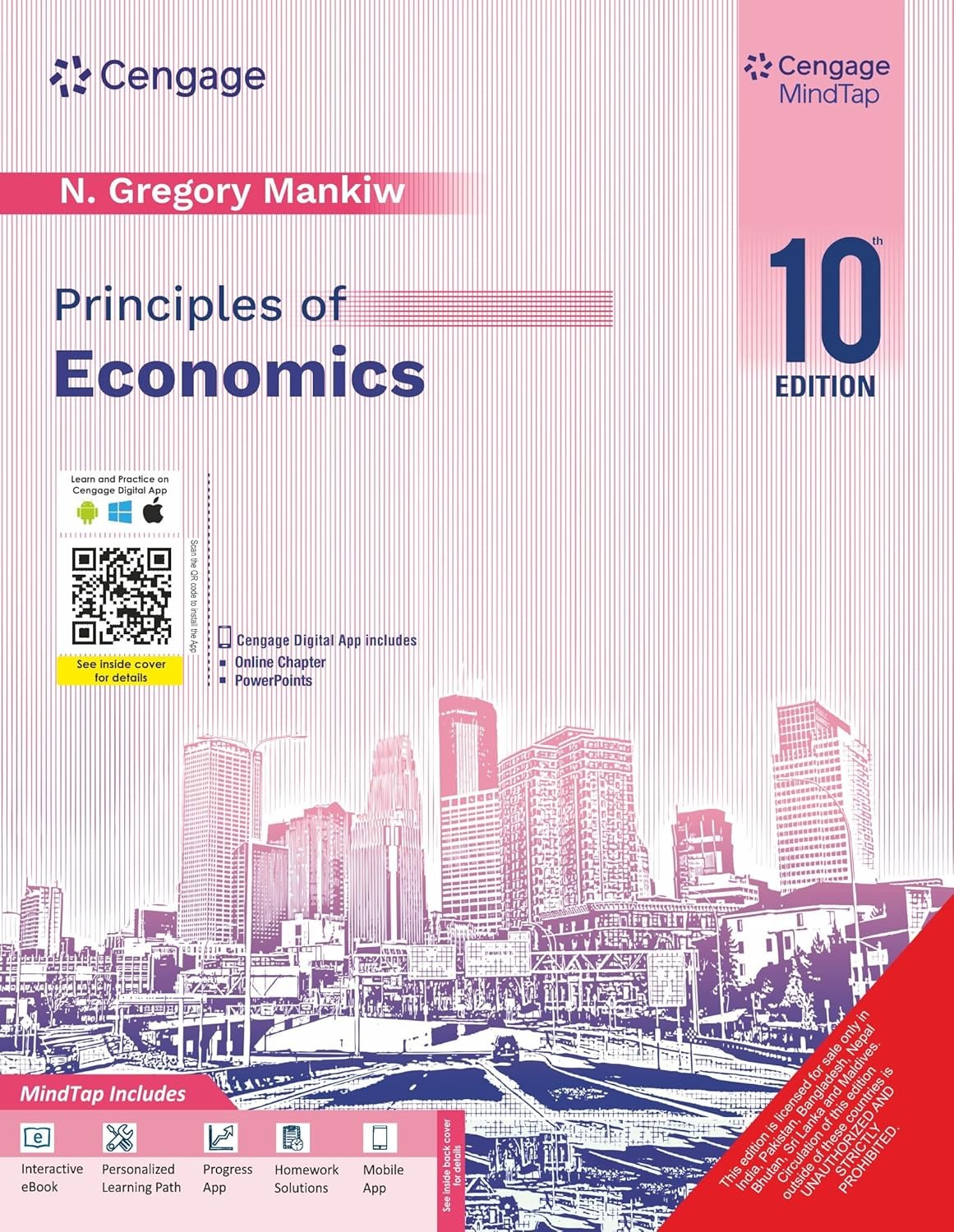 PRINCIPLES OF ECONOMICS, 10TH EDITION by N. Gregory Mankiw NEW Paperback