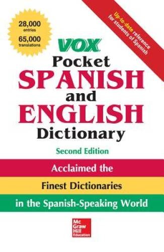 Vox Pocket Spanish and English Dictionary, 2nd Edition – Paperback By Vox – GOOD