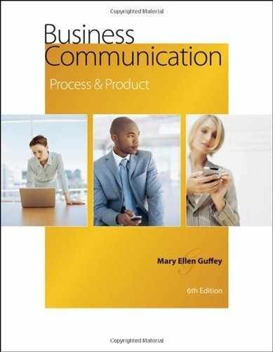 Business Communication: Process – Hardcover, by Guffey Mary Ellen – Very Good