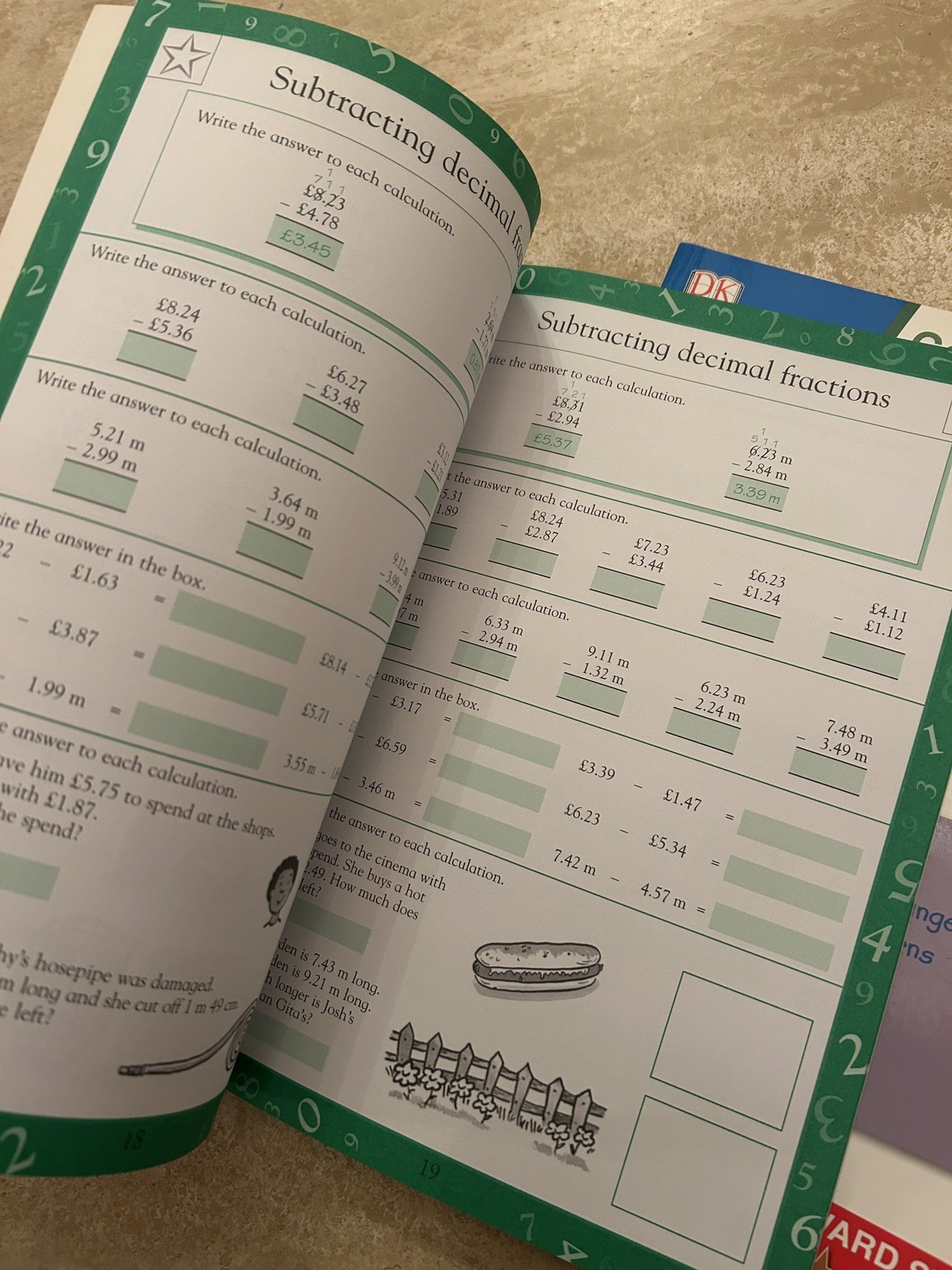 2x Maths & English made easy workbooks Carol vorderman KS2 Age 9-10