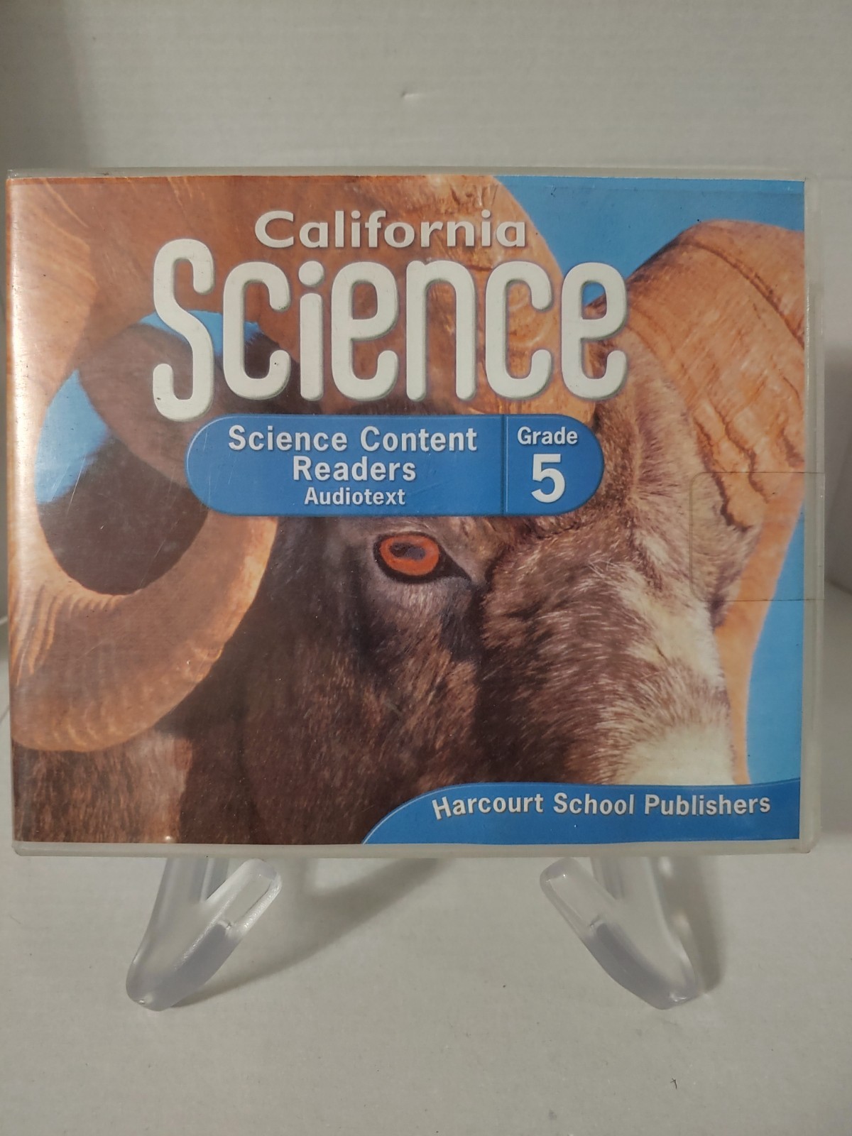 Harcourt School Publishers – CA Sci Cntnt Rdr Audio CD Coll 5 Sci 08 – RARE