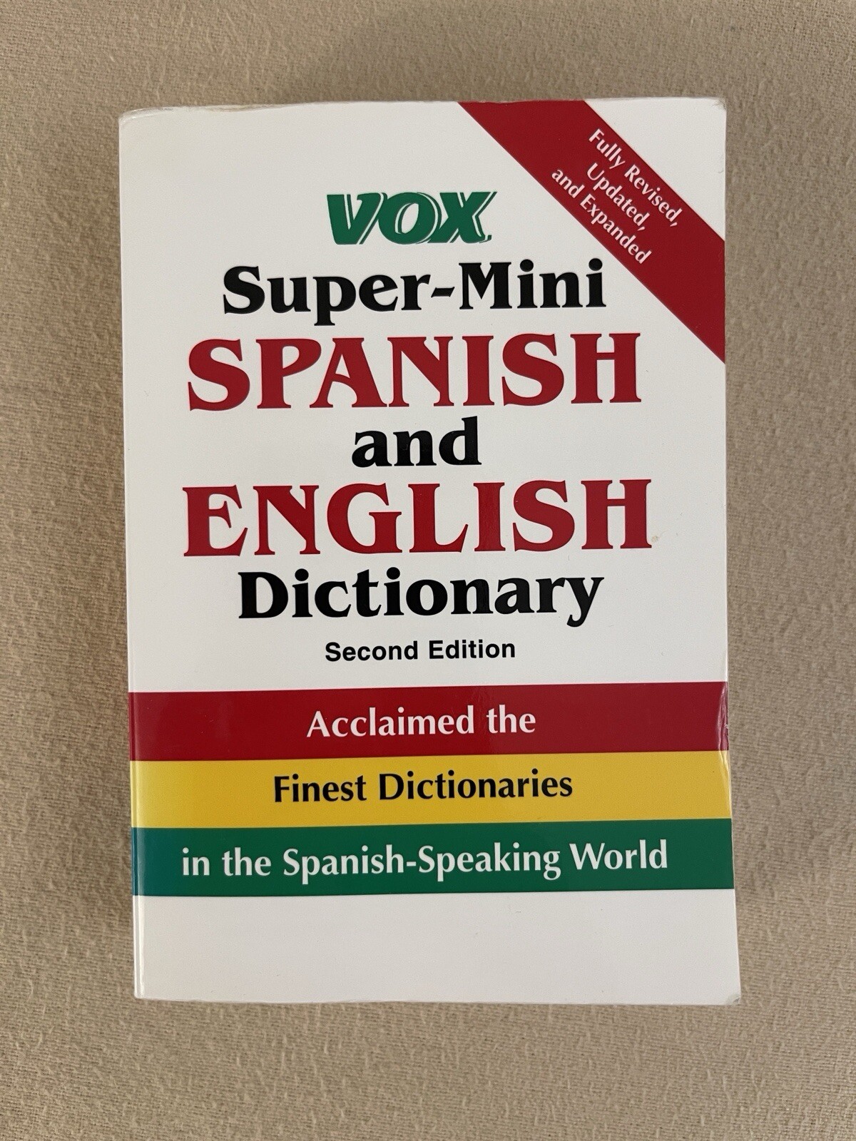 VOX Dictionary Ser.: Vox Super-Mini Spanish and English Dictionary – S4