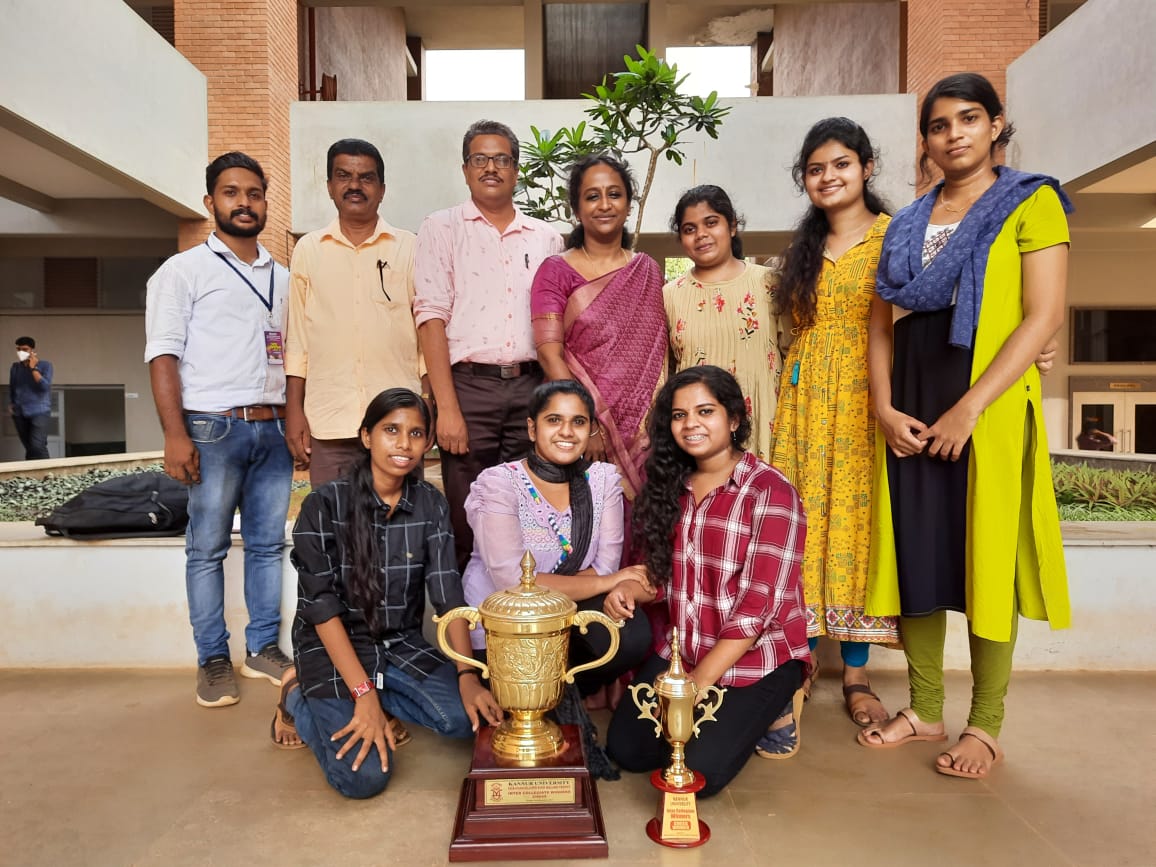 Secured First Position in Kannur University Intercollegiate women Chess championship 2020-21 organized by MM knowledge Arts and Science College.