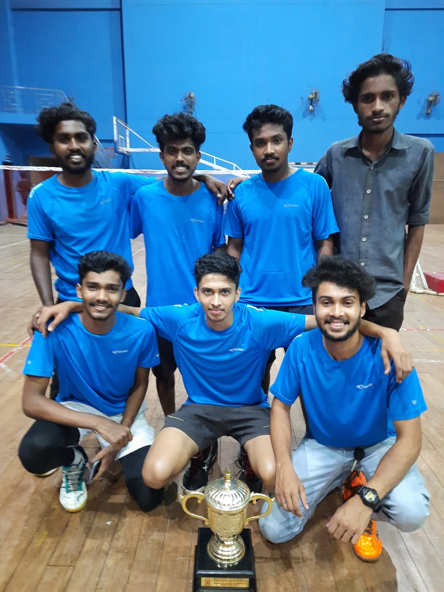 Payyanur college Men Badminton Team Secured Second Position in Kannur University Intercollegiate Badminton Championship 2020-21