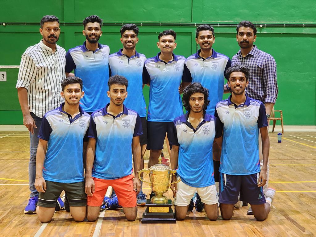 INTERCOLLEGIATE BADMINTON MEN CHAMPIONS 2023-24